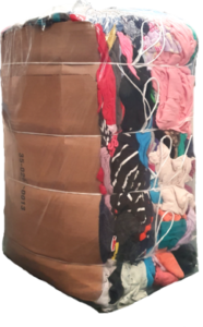 Trapo de Color Camiseta multicolor prelavada y estampado 1